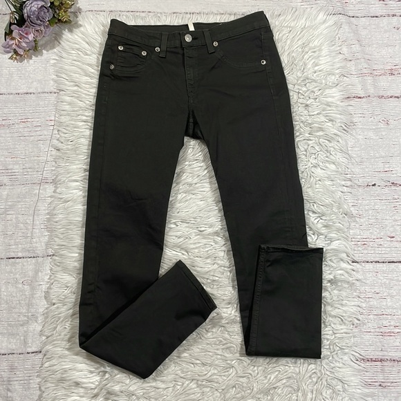 Rag & Bone Skinny Legging Low Rise Jeans Dark Green PFD - Picture 2 of 11